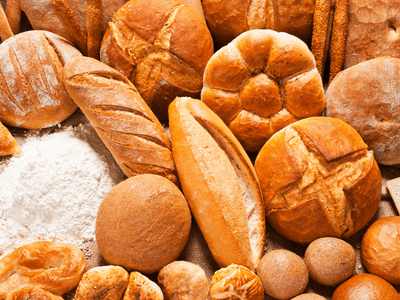 what temperature bake bread