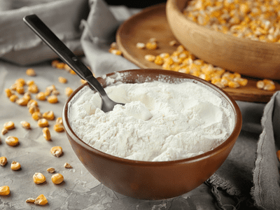 substitute cornstarch for baking powder